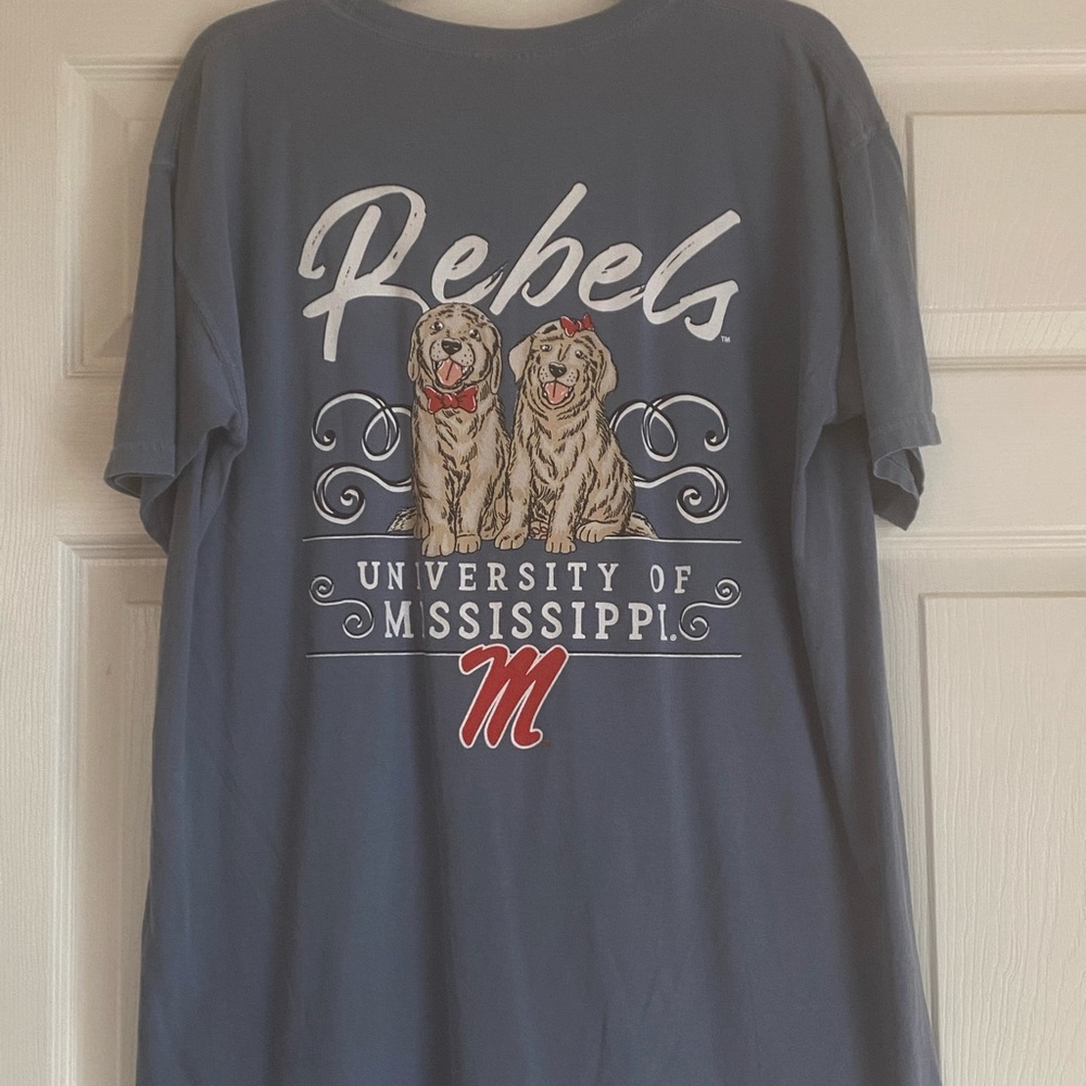 Ole Miss Rebels Puppy T-shirt NWT
